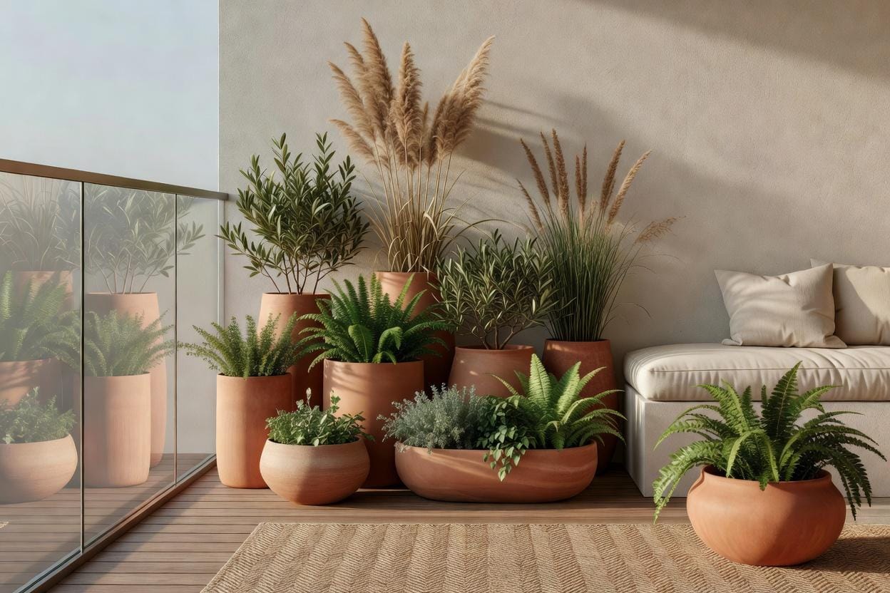 Donice na taras i balkon – jak dopasować je do roślin i stylu domu?
